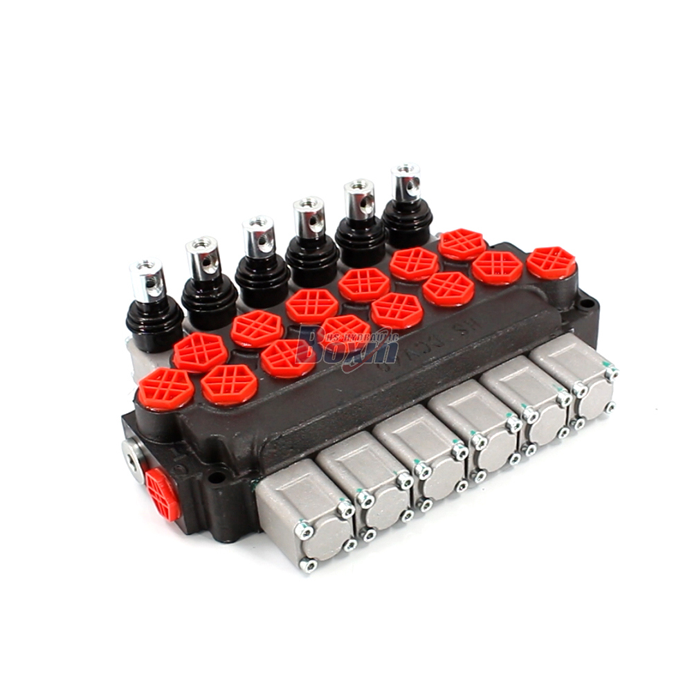 DCV40 Manuale 6 Spole Valvola direzionale monoblocco