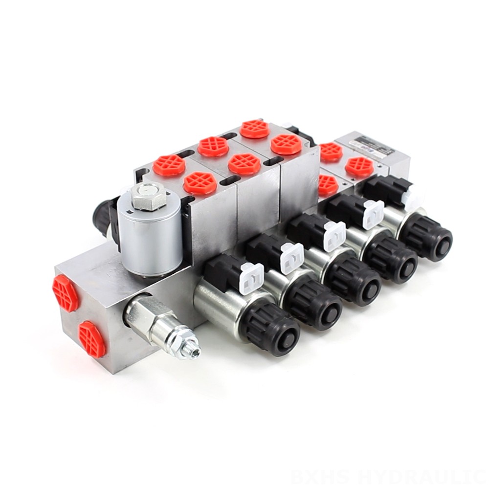 DCV56 Proporzionale elettrico 5 Spool Valvola direzionale sezionale image