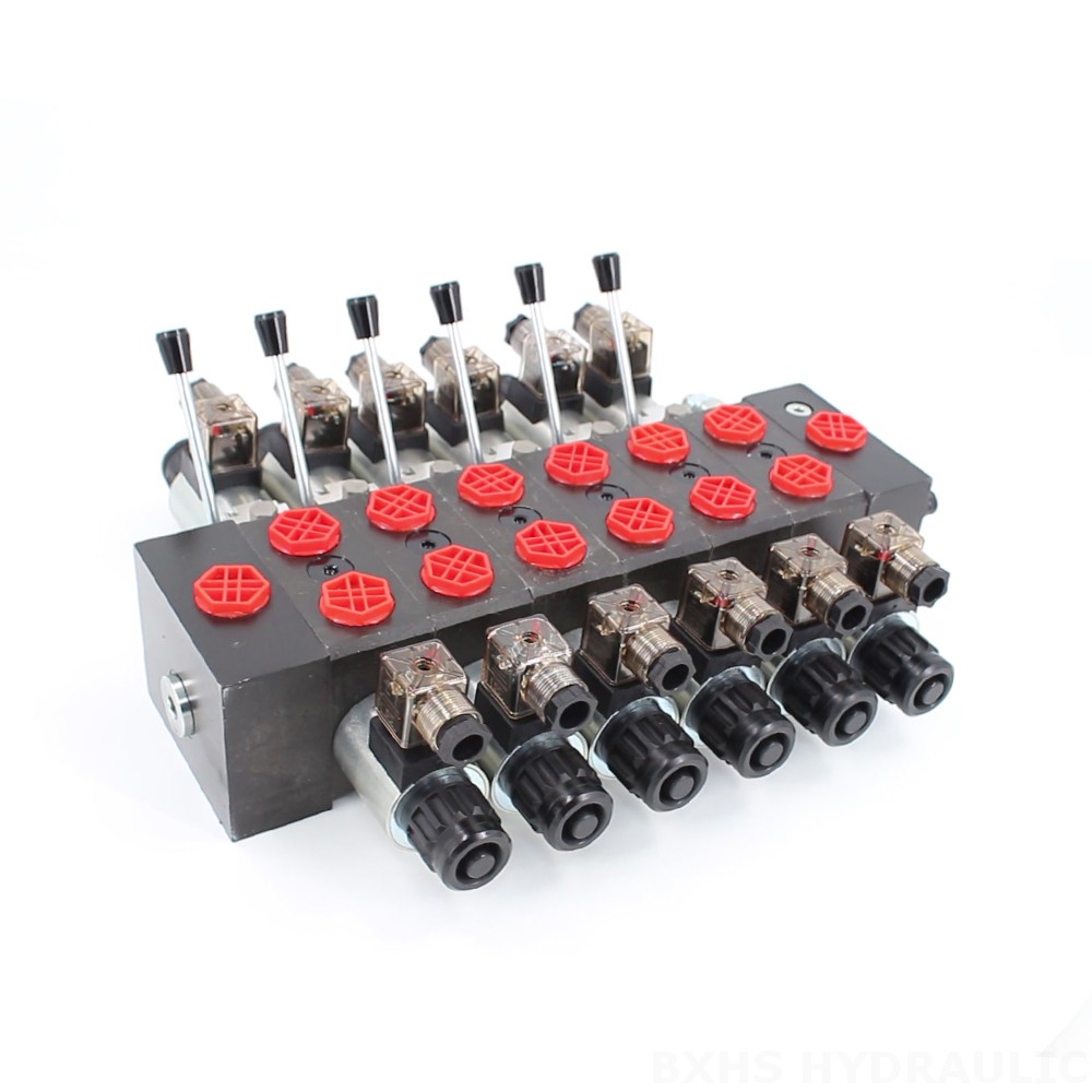 DCV58 Solenoide 6 Spool Valvola direzionale sezionale image