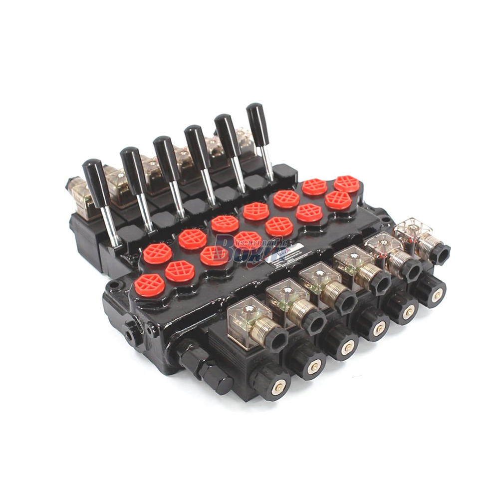 SD5-PG2 Solenoide 6 Spole Valvola direzionale monoblocco image