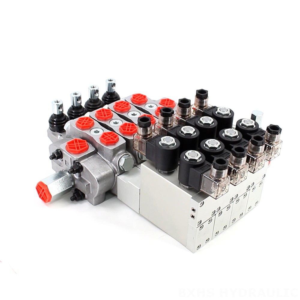 SD8 Elettroidraulico 4 Spool Valvola direzionale sezionale image