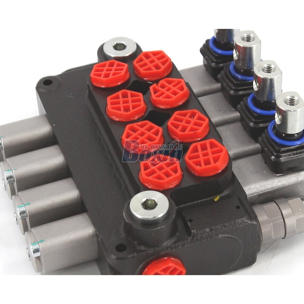 Manual Operated DCV20 4 Spool Monoblock Valve for Mobile Machinery detail image