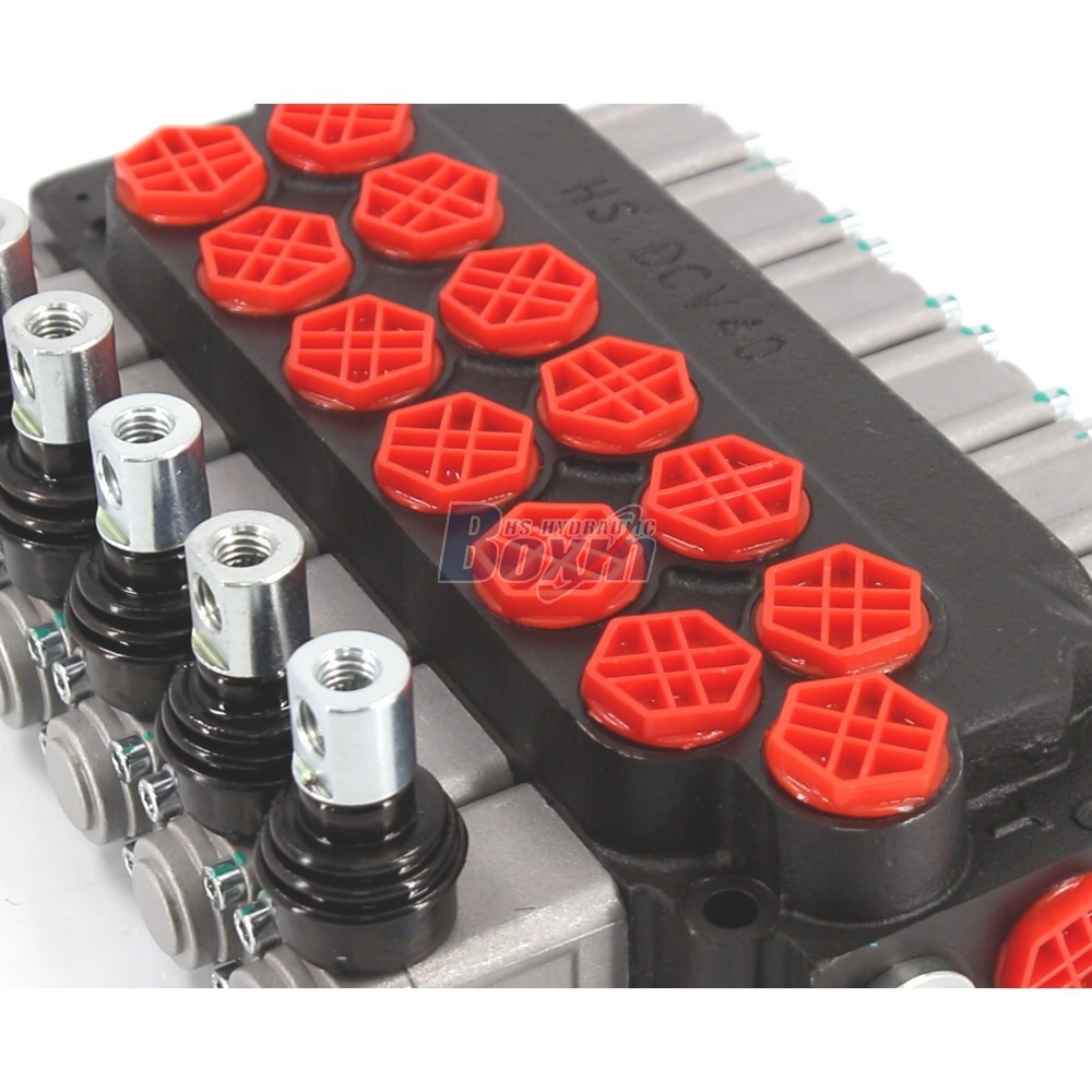 6 Spool Manual Monoblock Valve DCV40 for Mobile Hydraulics detail image