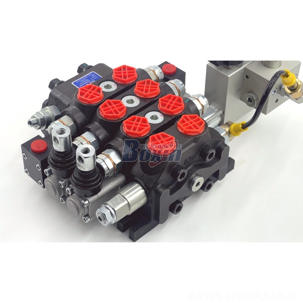 Manual Electro-hydraulic 2 Spool Directional Valve - DCV60 Series | Wholesale & OEM detail image