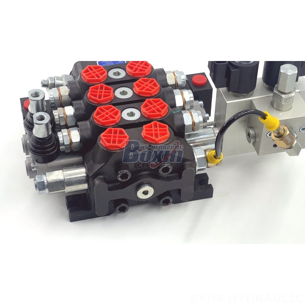 DCV60 2-Spool Electro-hydraulic Directional Valve | Factory Direct & Customizable detail image