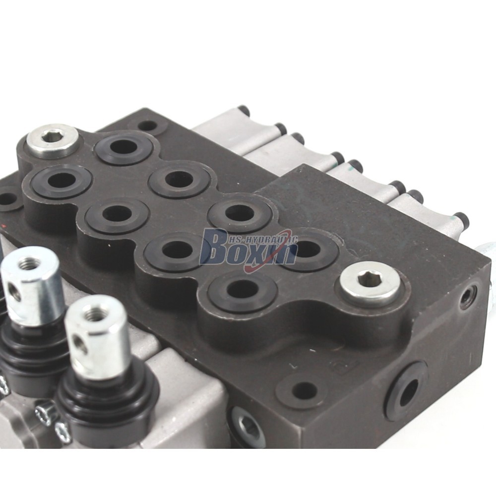 HS45 Manual 4 Spool Monoblock Directional Valve for Hydraulic Systems detail image