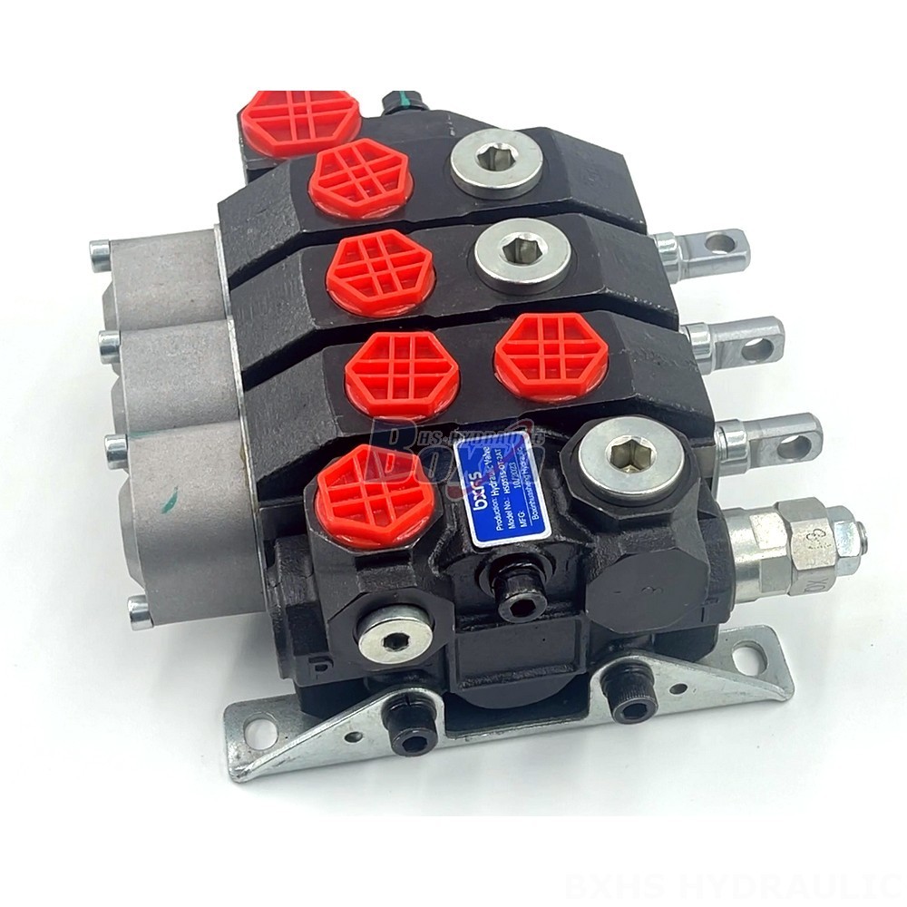 Hydraulic Valve Solutions: Manual 3 Spool Monoblock Directional Valves detail image