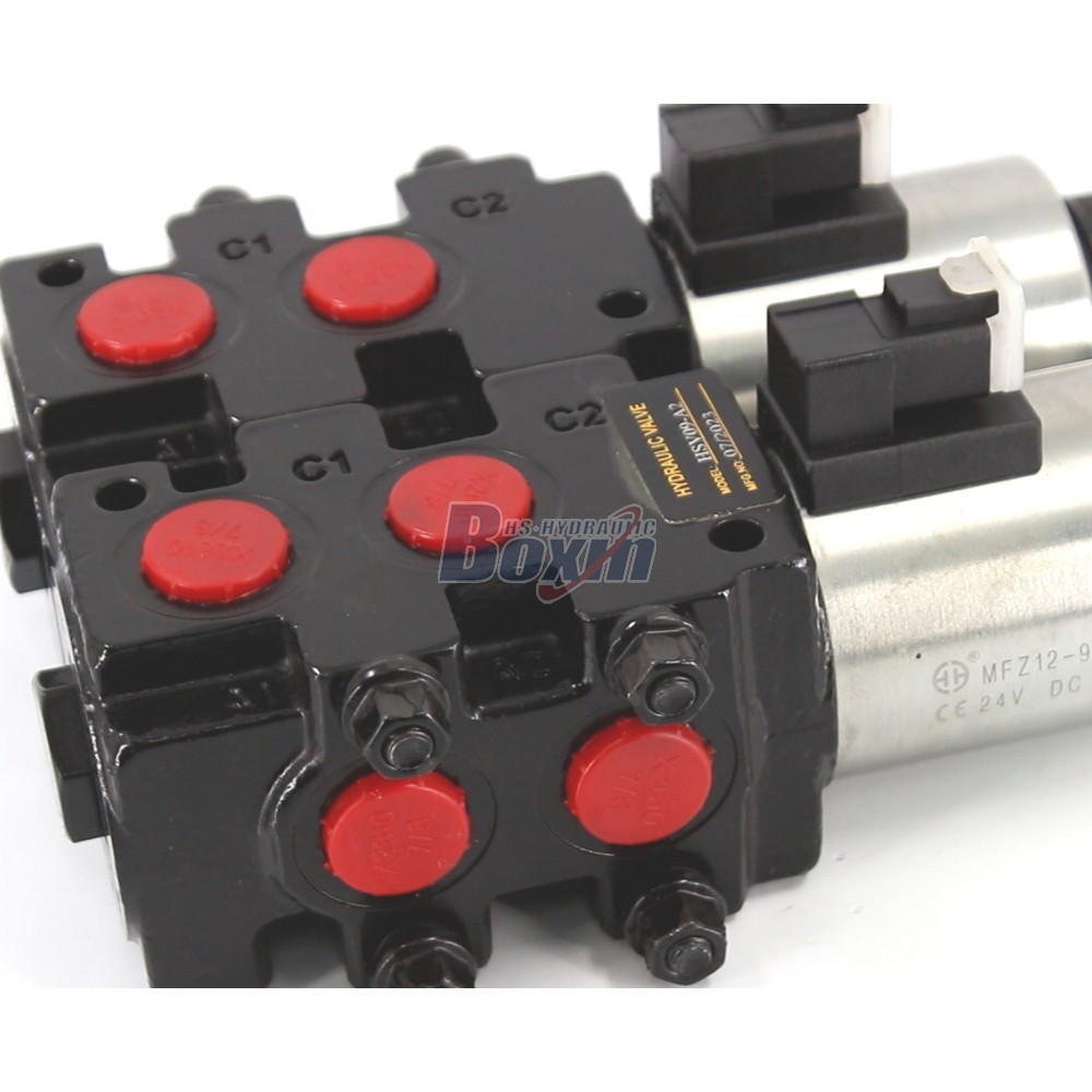 OEM/ODM Customized HSV09 Solenoid 2 Spool Flow Diverter Valve Service detail image