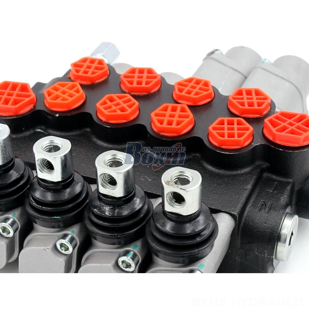 4-Spool Monoblock Directional Valve - P40-G12-G38-2OT-2QTW | Wholesale & OEM detail image