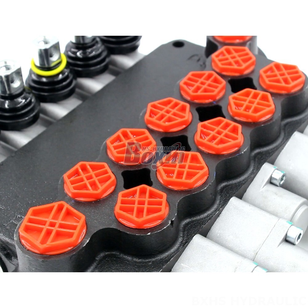 P80-G34-G12-2OT-YW-2OT Manual 5 Spool Monoblock Directional Valve | Manufacturer detail image