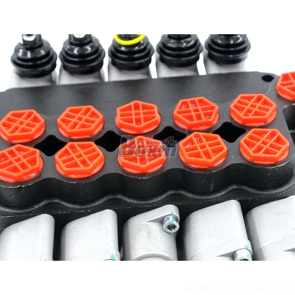 P80-G34-G12-2OT-YW-2OT Manual 5 Spool Monoblock Directional Valve | Manufacturer detail image