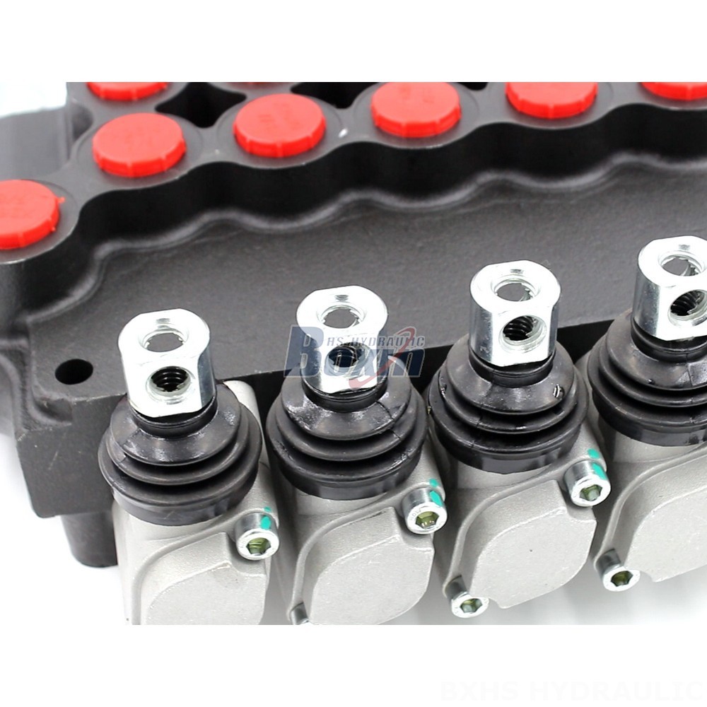 P80-U116-U78-OT Manual 5 Spool Monoblock Directional Valve | Value-added Distributor detail image