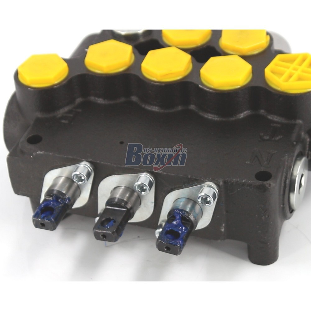 80L/min 3 Spool Monoblock Directional Control Valve P80A-G-BT-2OT detail image