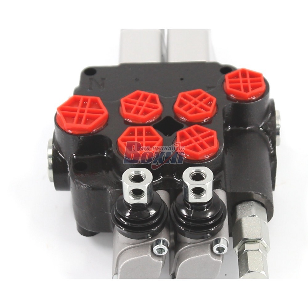 High Performance P80AFT-2QTW1 Monoblock Valve 2 Spool Control Valve detail image