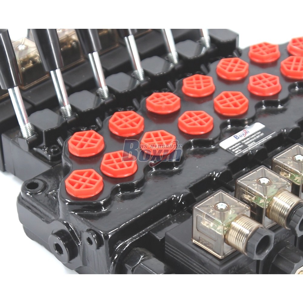 Industrial Grade SD5-PG2 Solenoid 6 Spool Monoblock Directional Valve detail image