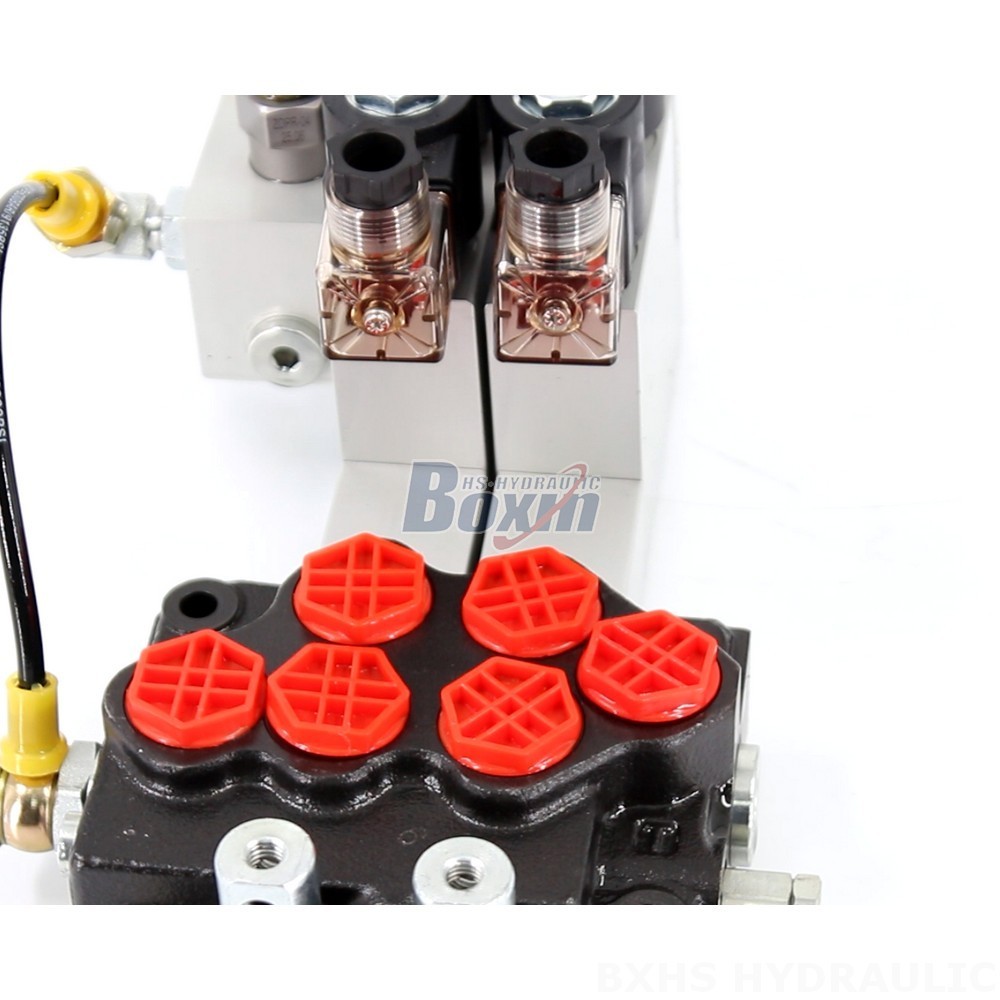 SD5 Monoblock Electro-hydraulic Directional Valve: 2 Spool Fluid Control Solution detail image