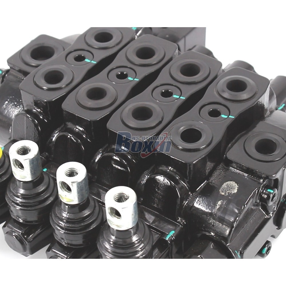 Factory Wholesale SD8-OTAMW Manual 4 Spool Sectional Directional Valve detail image