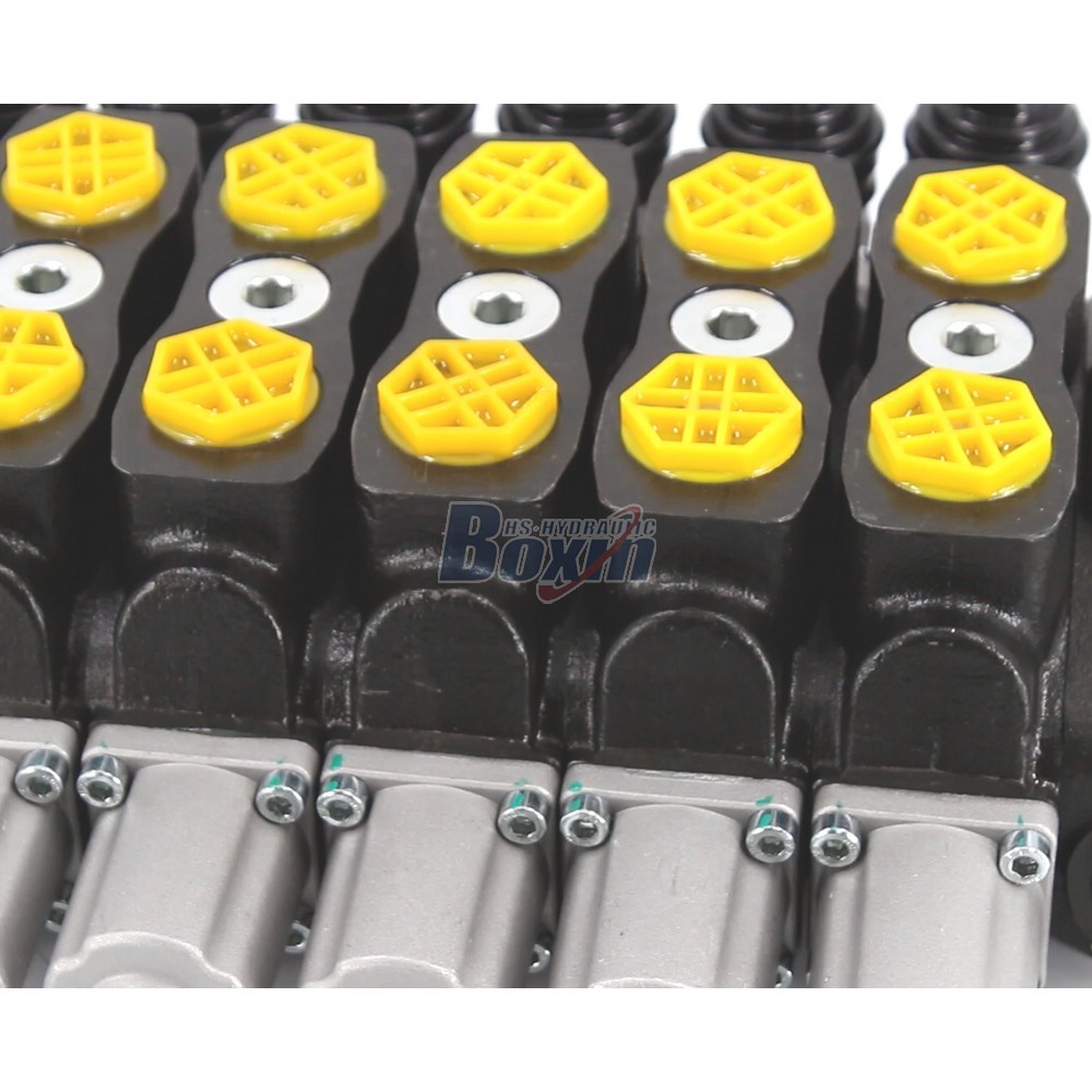 SD8 Series 6 Spool Hydraulic Sectional Control Valve detail image