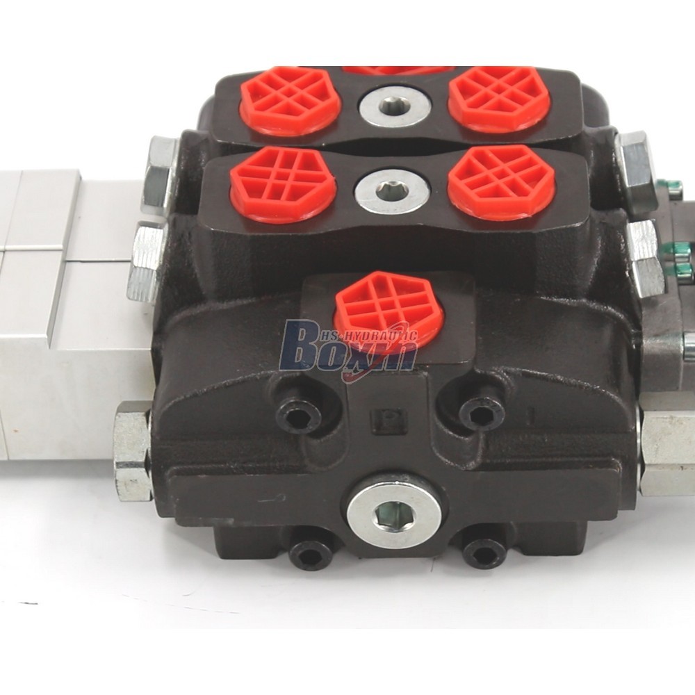 OEM and ODM SD8 Pneumatic 2 Spool Sectional Directional Valve Customization detail image