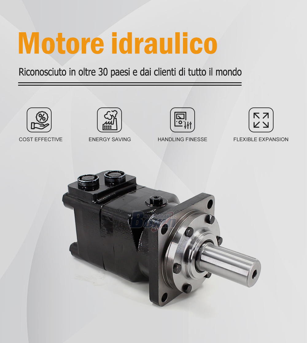 BMT400 Hydraulic Motor 400 cc/r 125 Lpm Orbital Motor