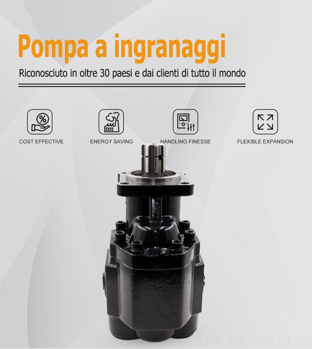 CBHST1-ISO-100 100 cc/rev Pompa a ingranaggi idraulica