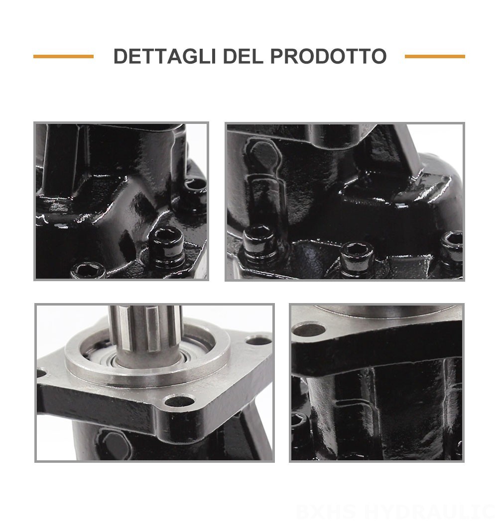 CBHST1-ISO-110 Cilindrata 110 cc/rev Pompa a ingranaggi idraulica