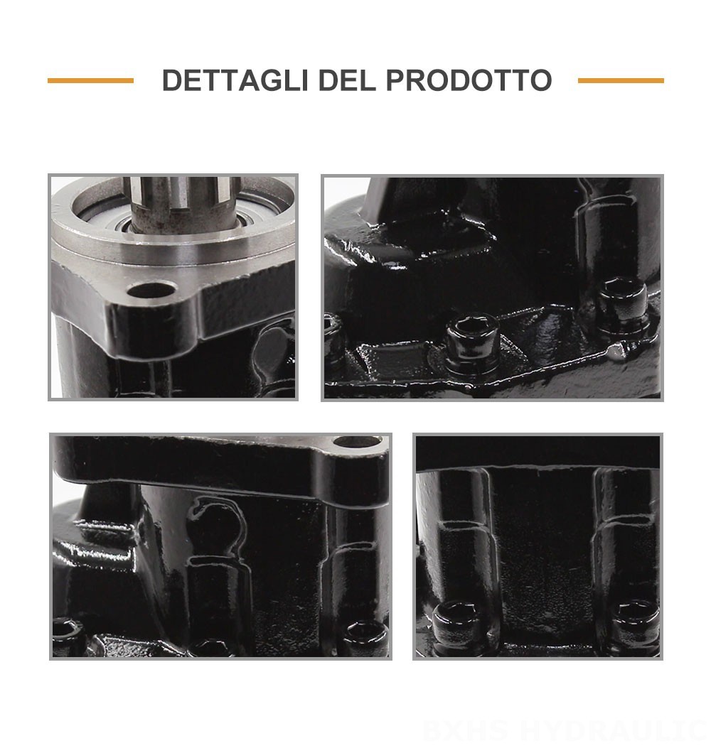 CBHST1-ISO-120 Cilindrata per giro a 120 cc Pompa a ingranaggi idraulica
