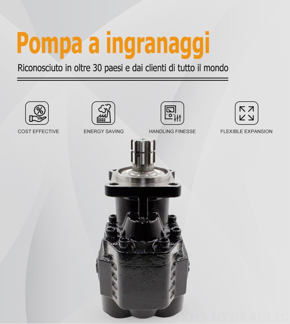 CBHST1-ISO-90 Cilindrata 90 cc/rev Pompa a ingranaggi idraulica