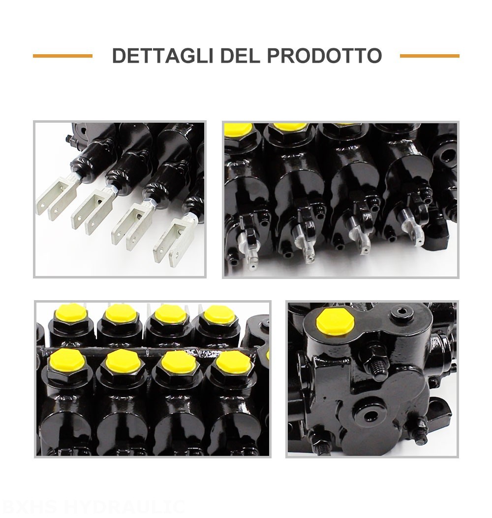 CDBF20 Manuale 4 Spool Distributore idraulico