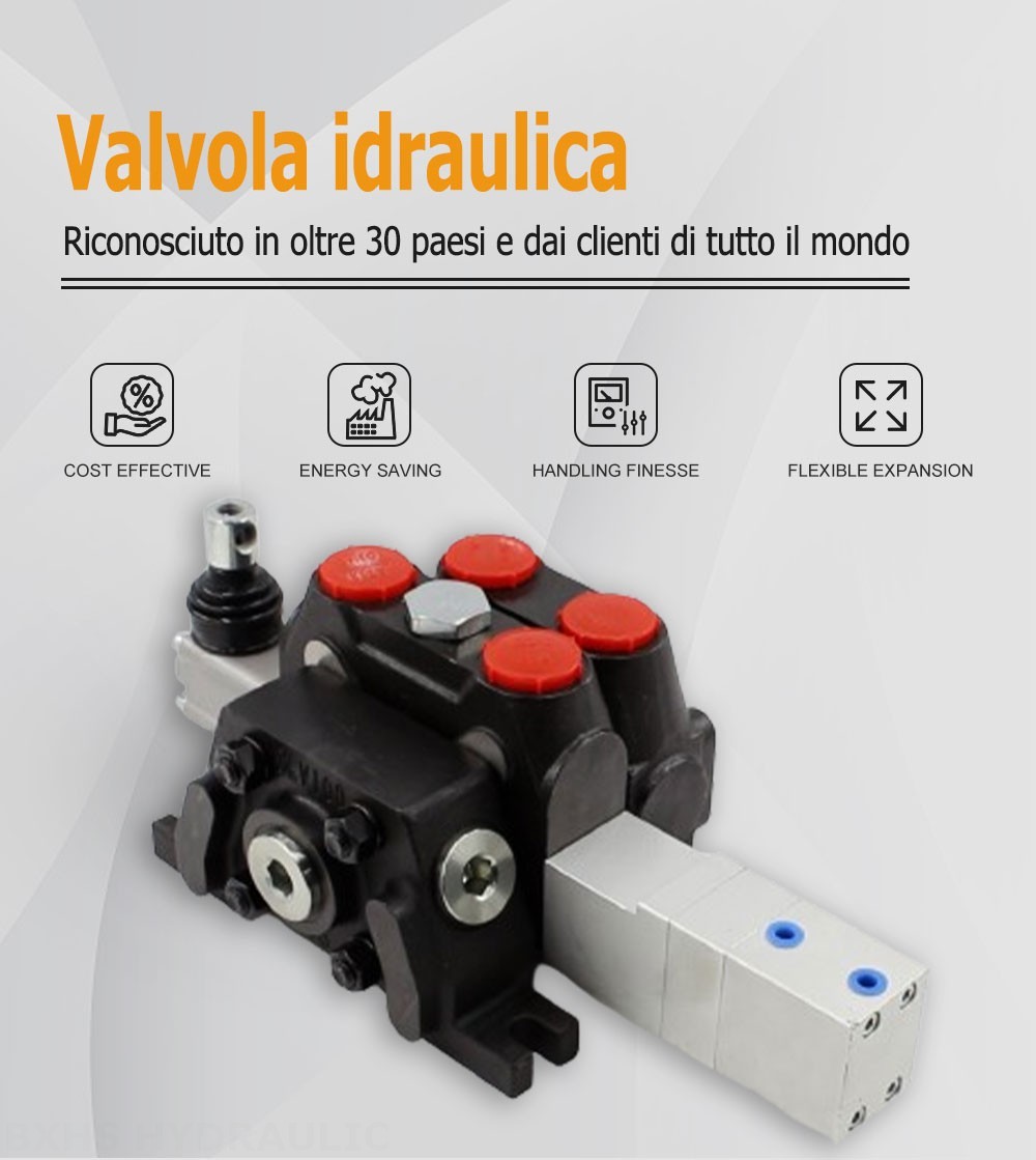 DCV100 Pneumatico 1 Spool Valvola direzionale sezionale