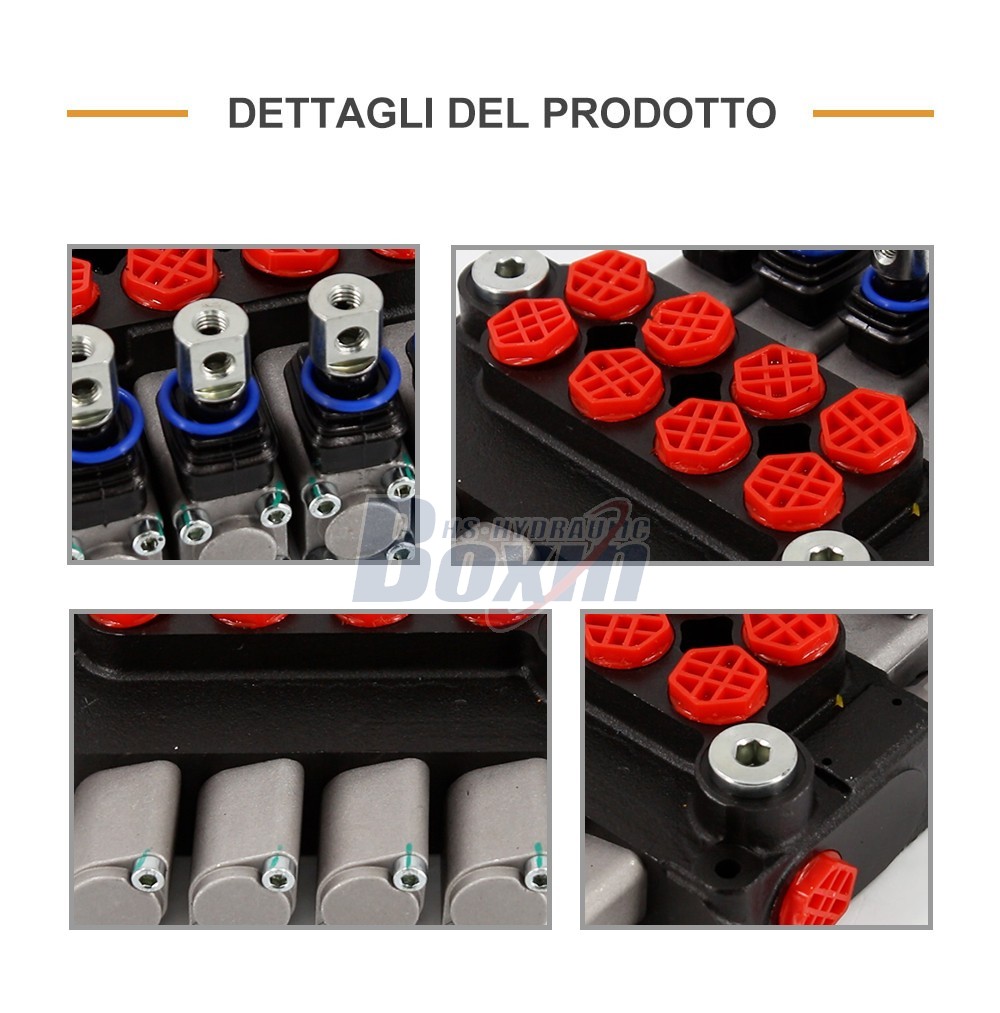 Factory Wholesale DCV20 4 Spool Hydraulic Directional Valve