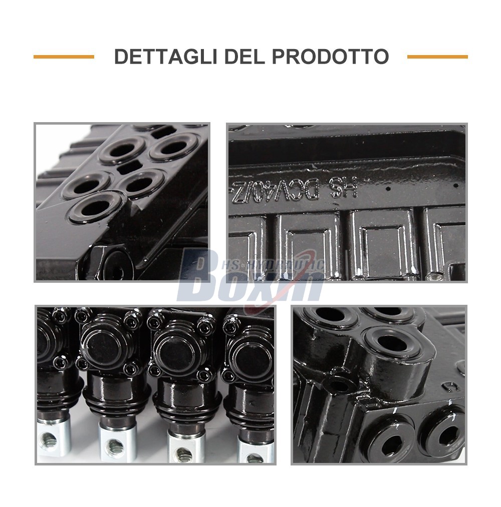Customized OEM/ODM DCV40Z-FZJ Manual 5 Spool Outrigger Control Valve with Private Label Options