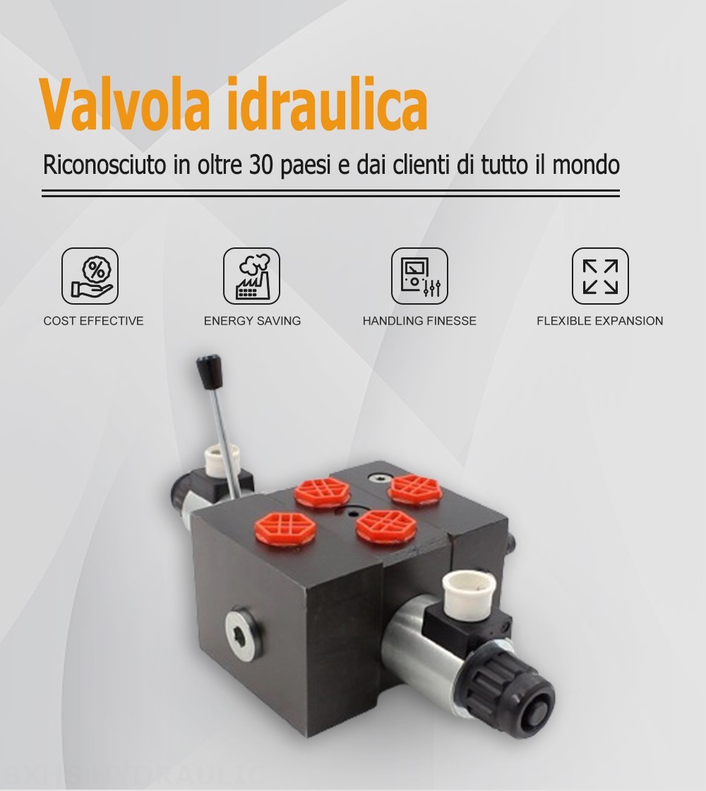 DCV58 Solenoide 1 Spool Valvola direzionale sezionale