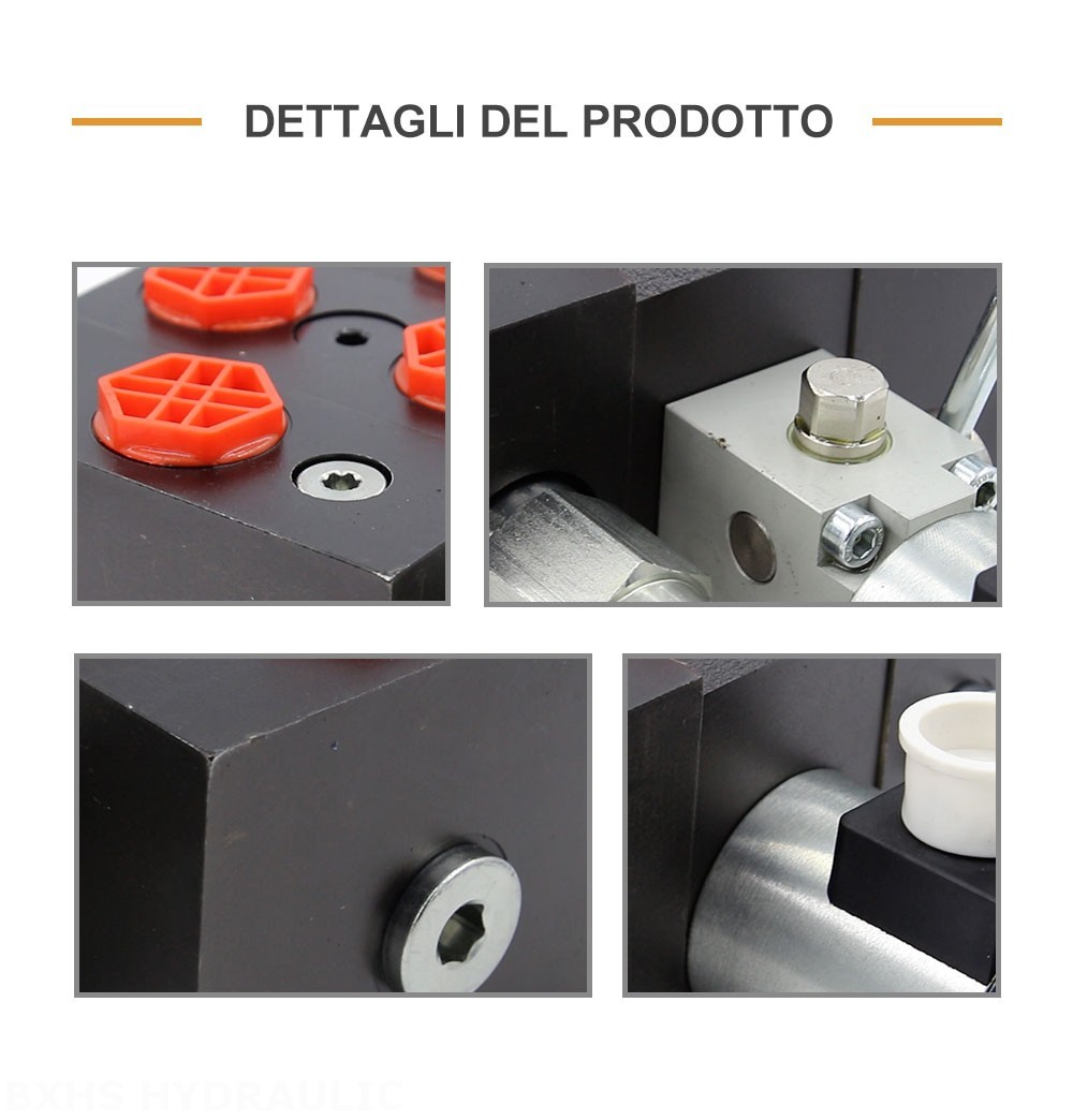 DCV58 Solenoide 1 Spool Valvola direzionale sezionale