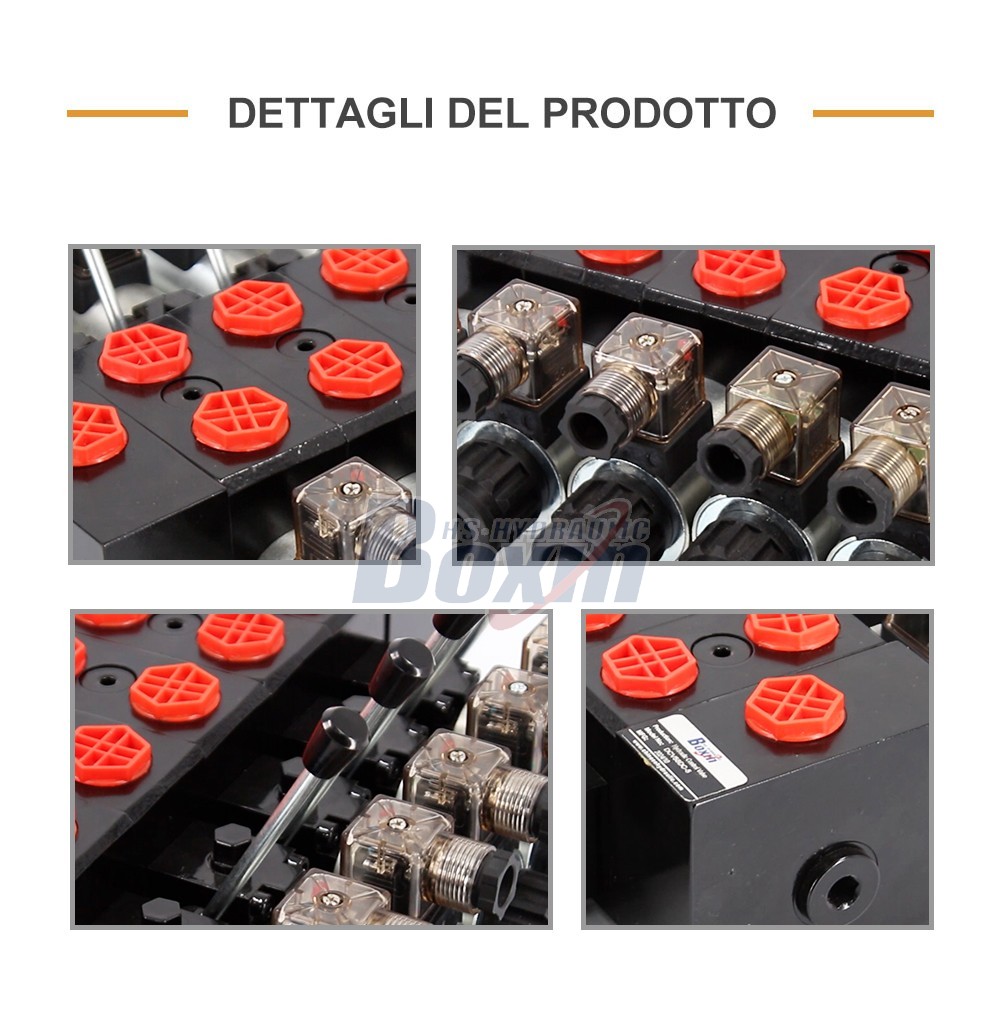 DCV58 Manual and Solenoid Hydraulic Directional Valve