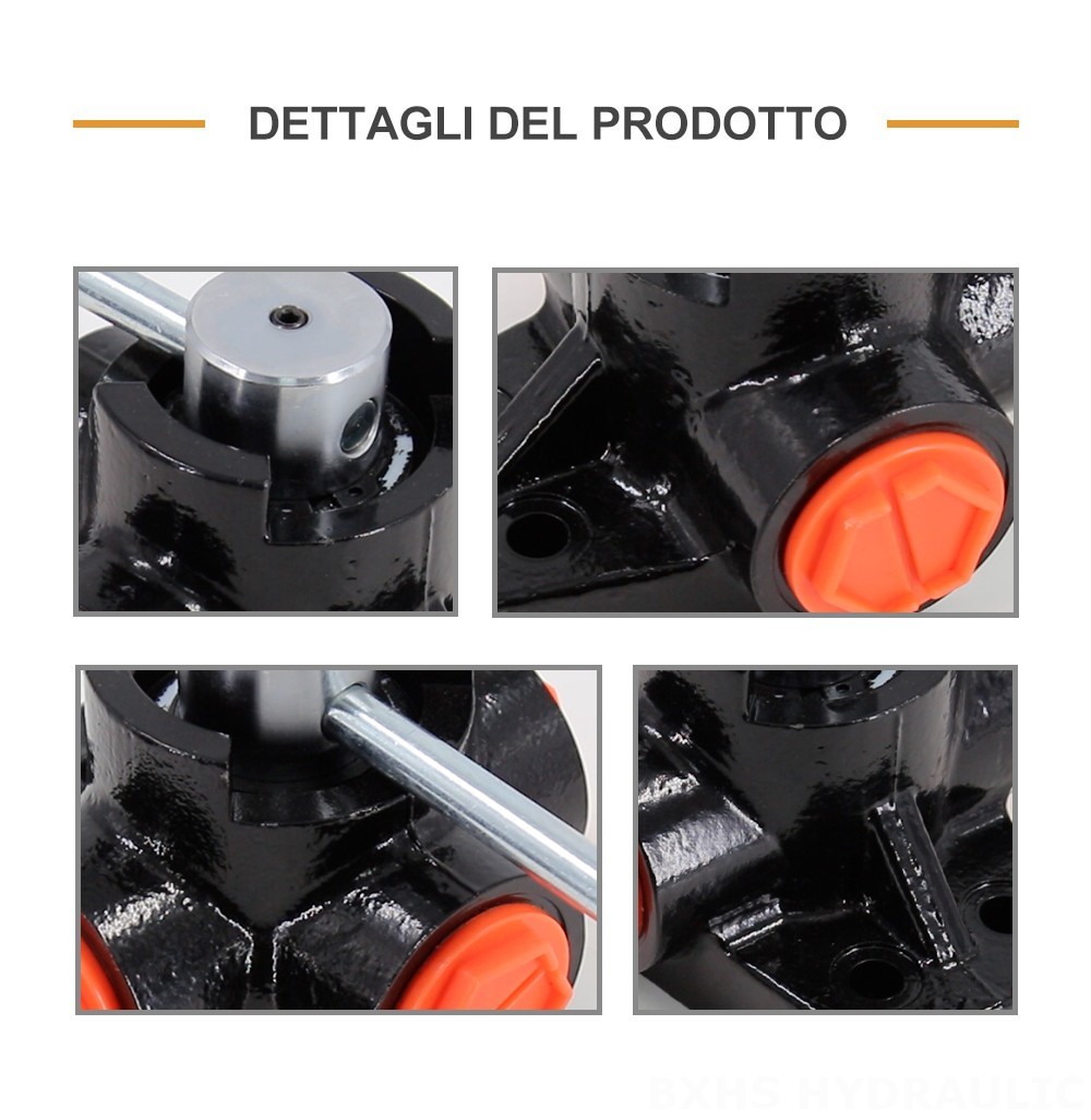 DH25 Manuale 1 Spool Valvola di deviazione del flusso