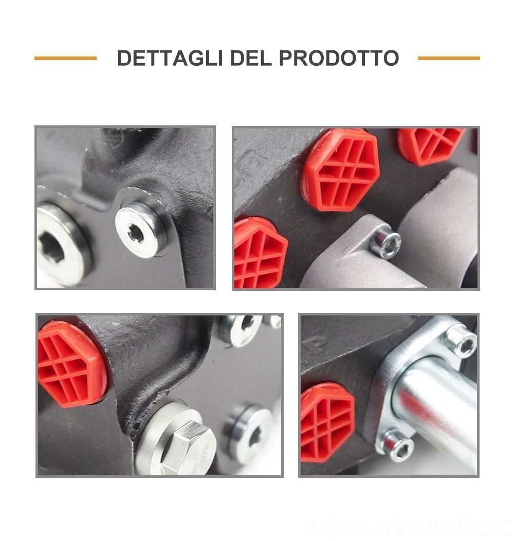 HSDM90B Cavo 2 Spool Valvola direzionale monoblocco