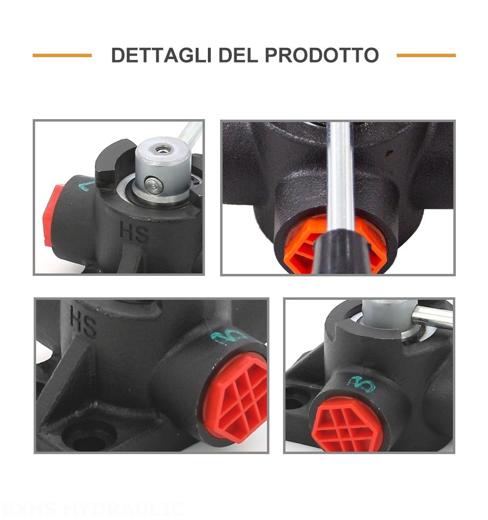 HSDV10 Manuale 2 Spool Valvola di deviazione del flusso