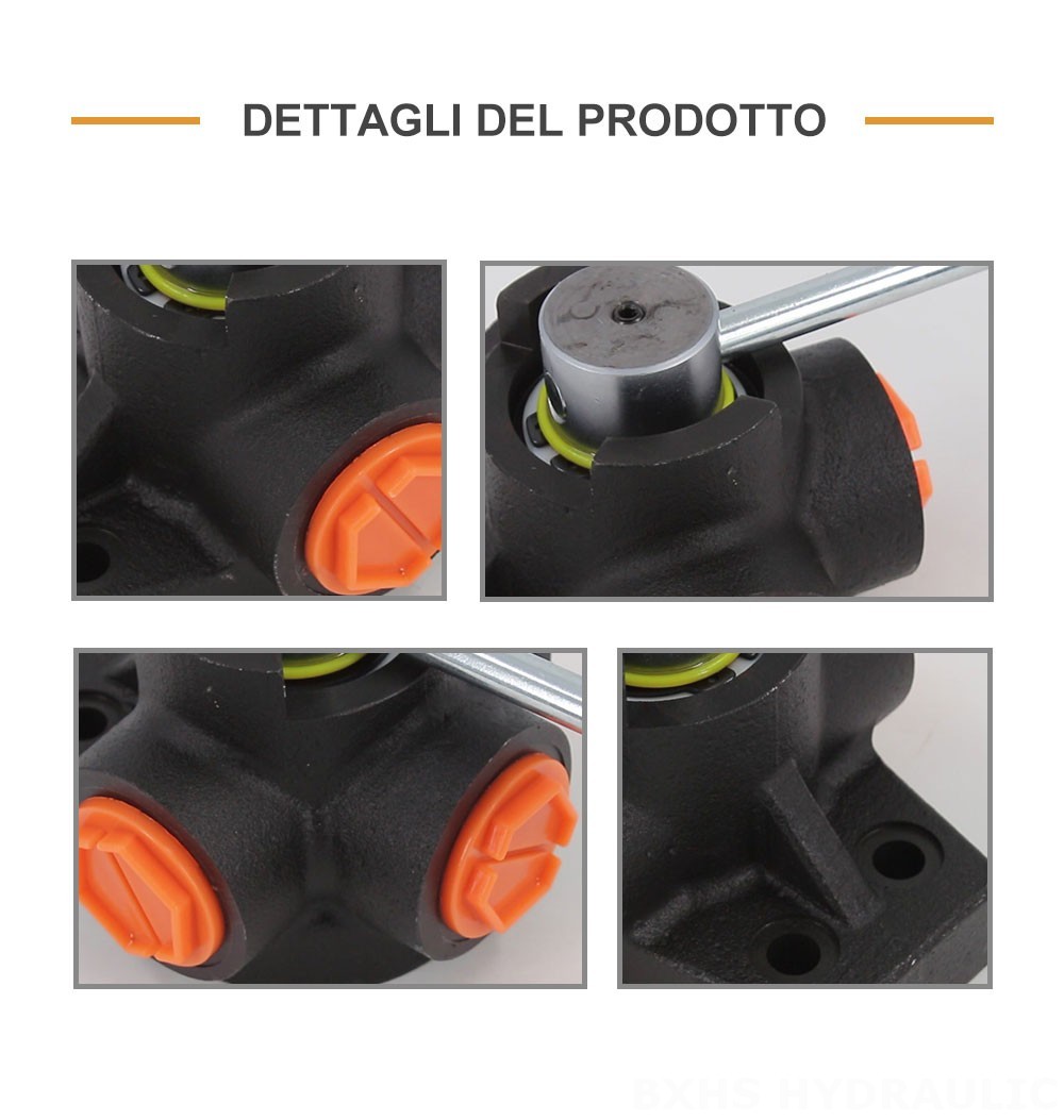 HSDV33 Manuale 1 Spool Valvola di deviazione del flusso
