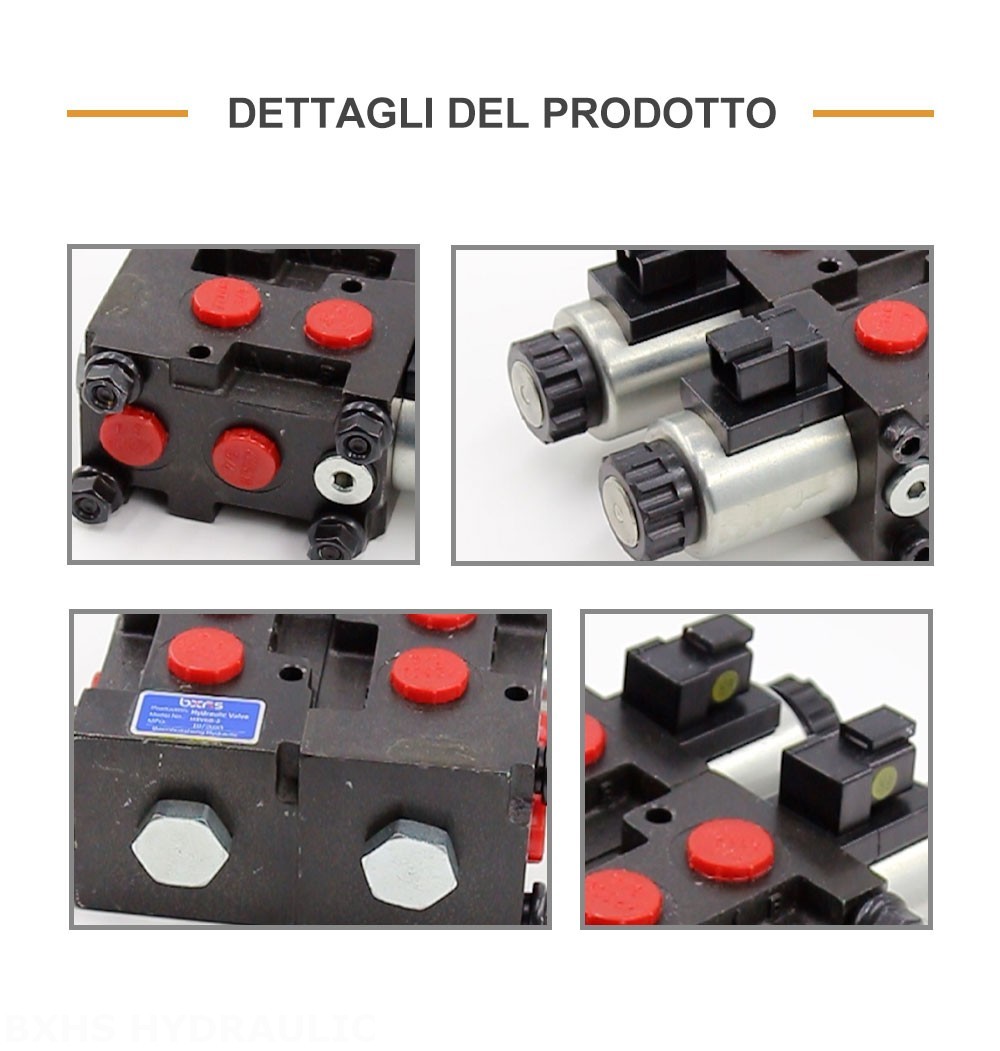 HSV06 Solenoide 2 Spool Valvola di deviazione del flusso