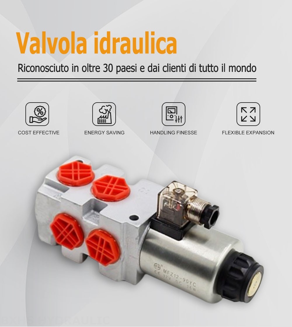 HSV09-DKL Solenoide 1 Spool Valvola di deviazione del flusso