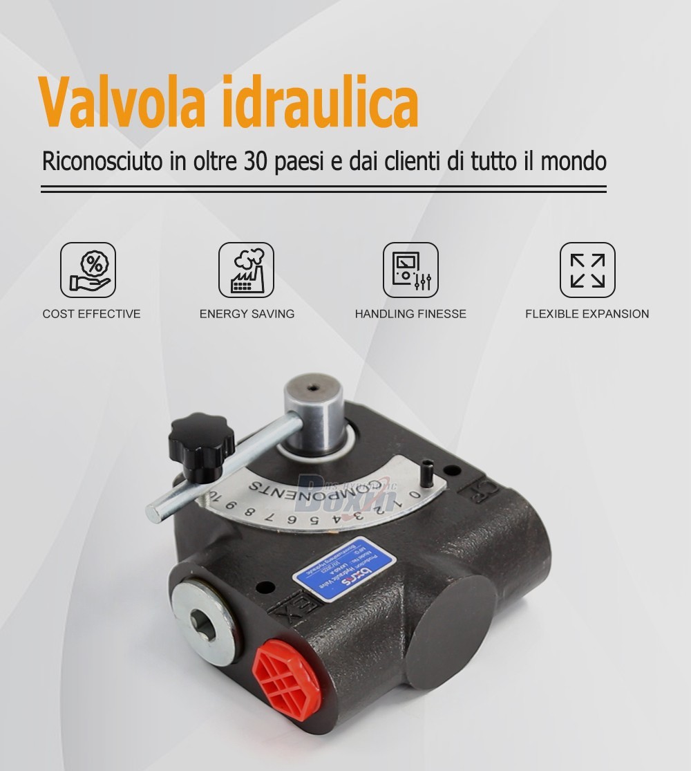 LKF60-WAQF Series Hydraulic Control Valve Single Spool Adjustable Flow