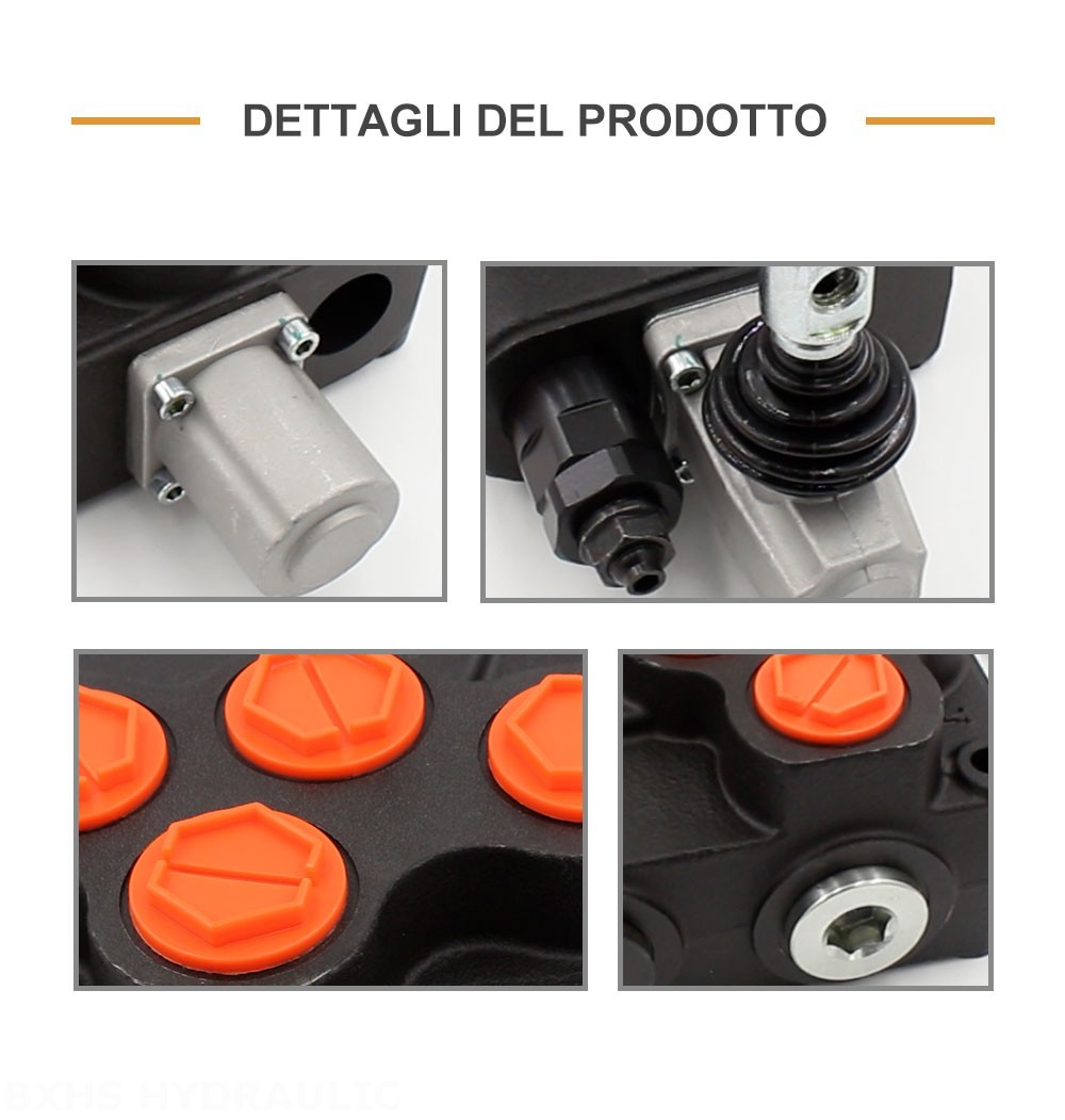 P120-G1-OT Manuale 1 Spool Valvola direzionale monoblocco