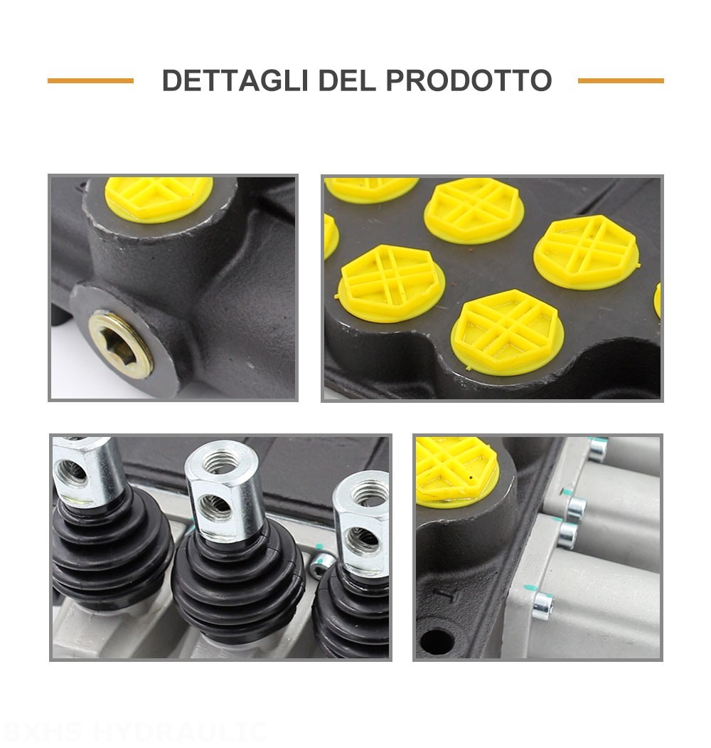 P120-G1-OT Manuale 3 Spool Valvola direzionale monoblocco