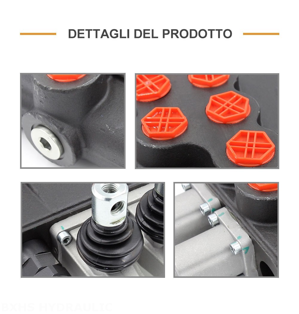 P120-G34-G1-OT Manuale 2 Spool Valvola direzionale monoblocco