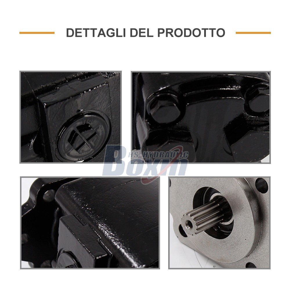 P21A646JEAL20-25 64.6 cc/rev Hydraulic Gear Pump for Industrial Machinery
