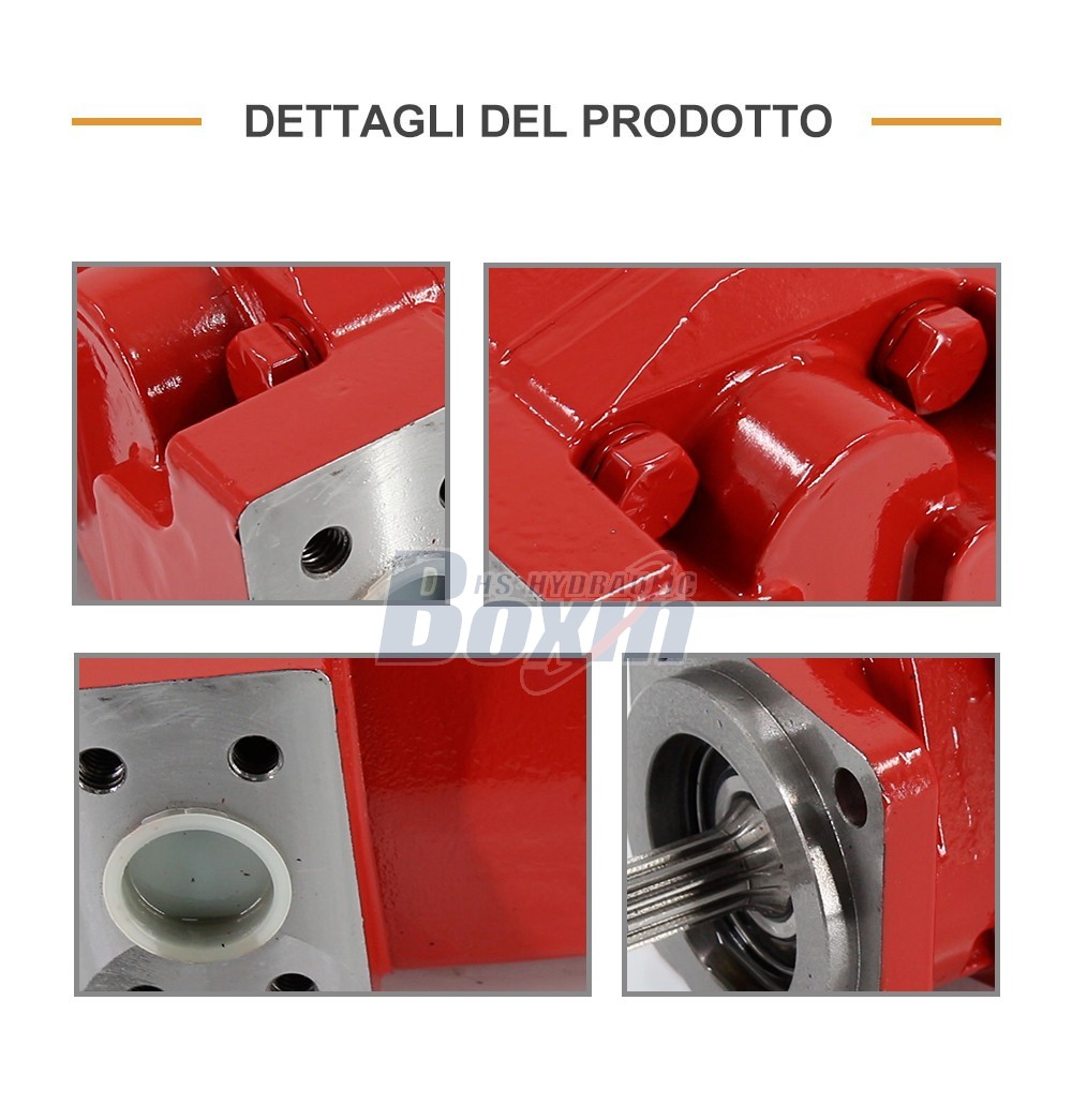 OEM ODM Custom Service for P350A542KEAB25-25R 104.5 cc/rev Hydraulic Gear Pump Manufacturing