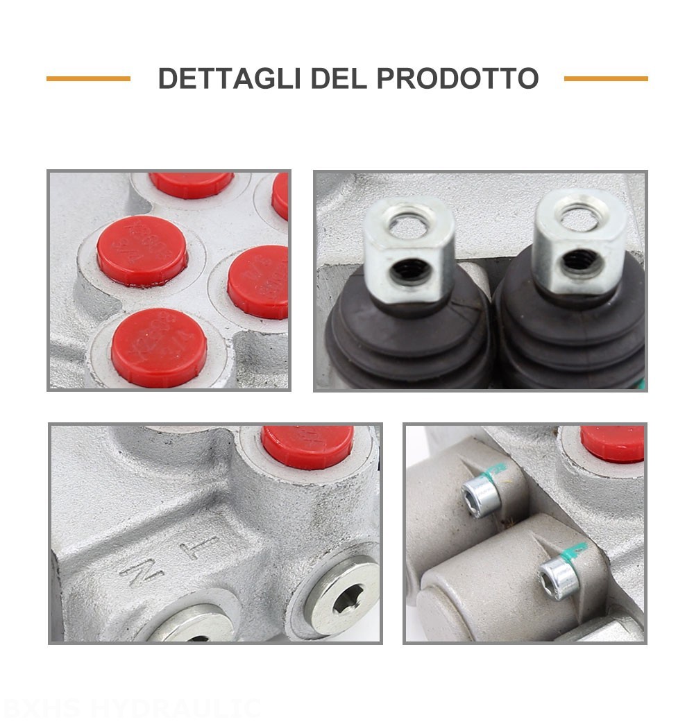 P40-DKL Manuale 2 Spool Valvola direzionale monoblocco