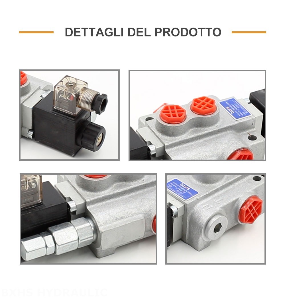 P40-DKL Solenoide 1 Spool Valvola direzionale monoblocco