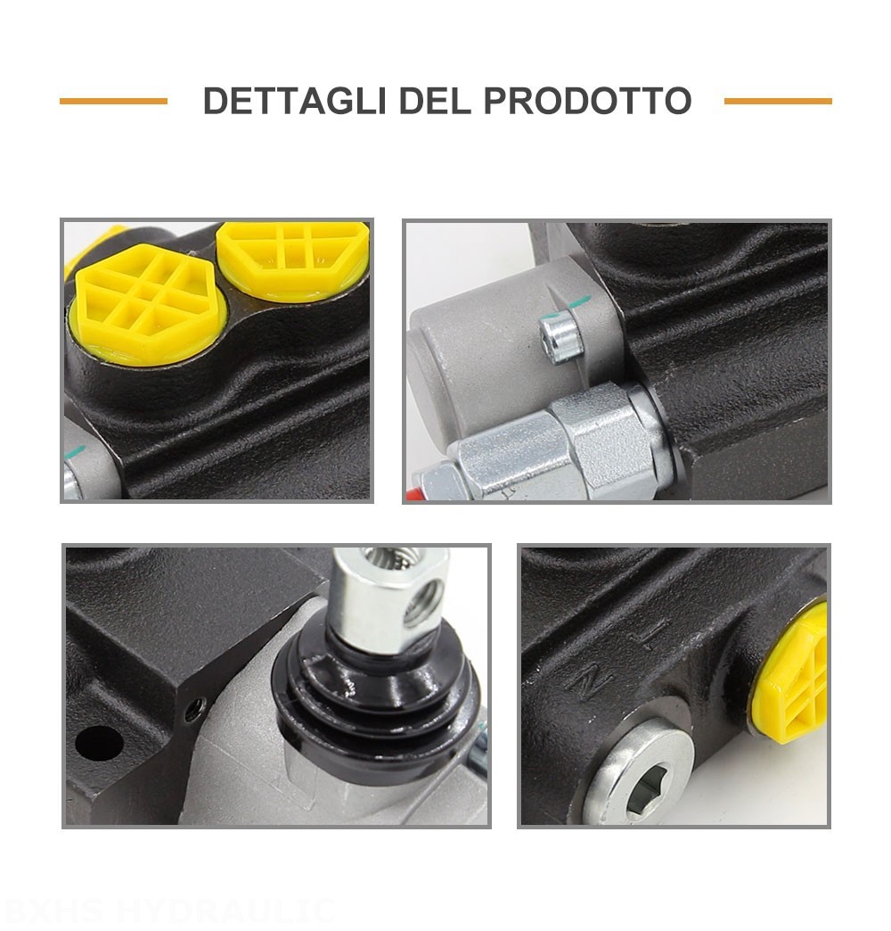 P40-G12-1OT Manuale 1 Spool Valvola direzionale monoblocco